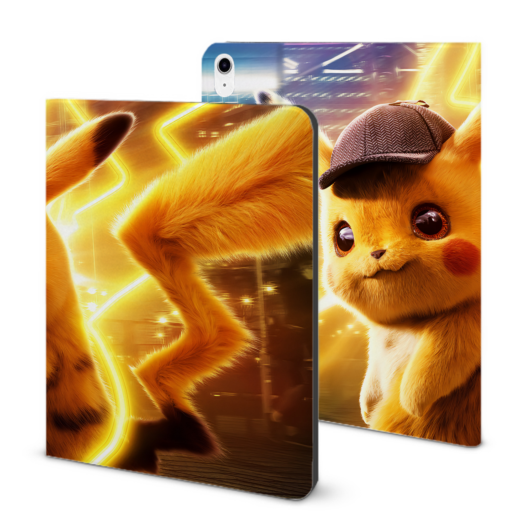 （画像用） ポケットモンスター Pokémon IPad ケース ブック型 PUレザー TPU 耐衝撃 軽量 薄型 ペン収納なし 全面保護 IPad 各モデル対応